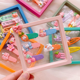 特 多彩发夹 女童发圈套盒 儿童卡通动物发饰发圈皮筋5枚装 85161