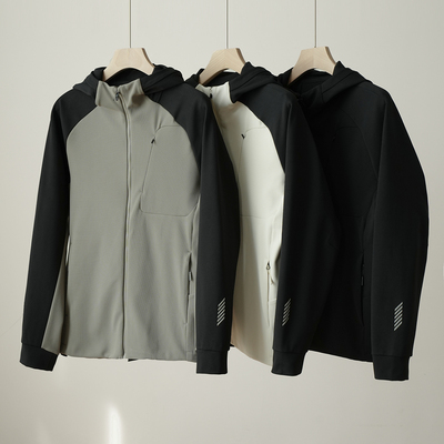 水沐良品连帽秋休闲男士外套