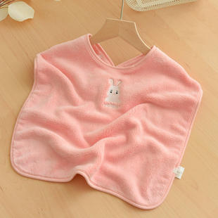 特 儿童擦脸毛巾 男童女童洗脸刷牙围兜宝宝不湿衣洗漱口巾