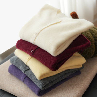 福利女士羊毛针织开衫外套秋冬