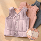 套校服 童装 儿童夹棉坎肩 190中大童 男童女童保暖马甲 85625