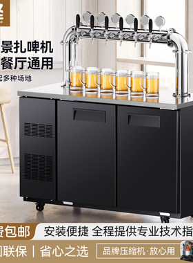 风冷啤酒机扎啤机商用精酿啤酒设备一体机生啤机打酒机鲜啤机器