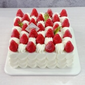 蛋糕模型仿真新款 正方形欧式 水果草莓塑胶样品烘焙店橱窗展示定制