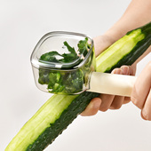 创意存储式 削皮器带收纳盒防飞溅削皮刀去皮器食品级水果皮刨刀子