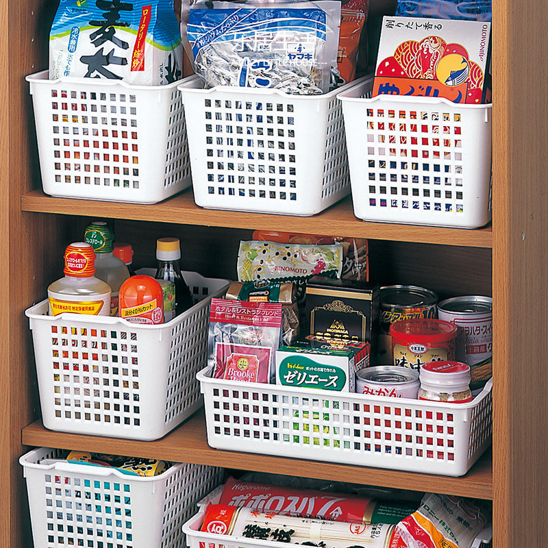 橱柜收纳篮零食置放框杂物整理筐