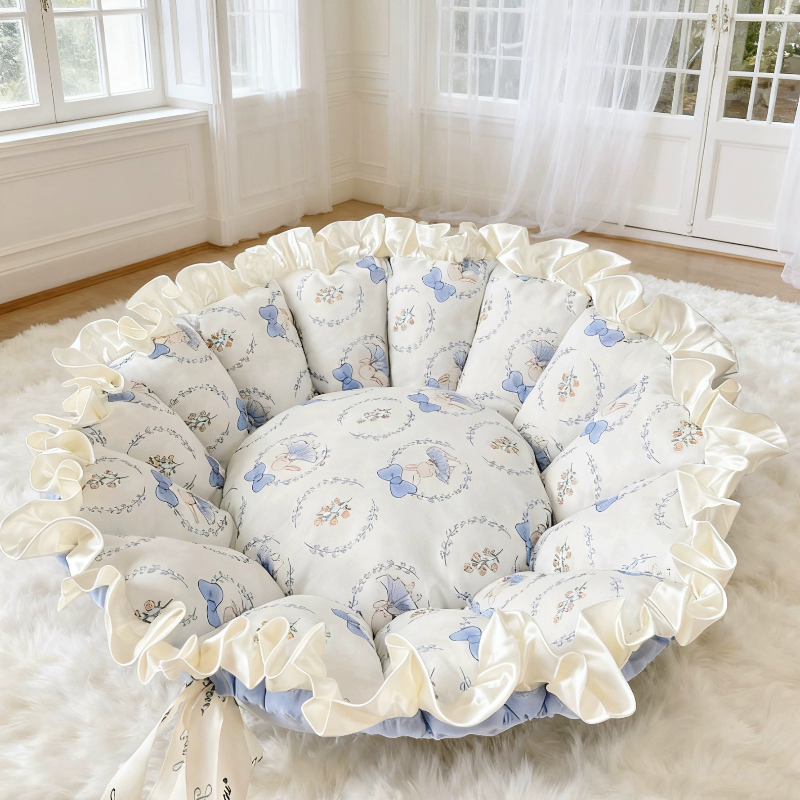 Totopets手工定制甜美蕾丝抽绳宠物南瓜窝猫咪狗窝趴趴窝四季通用,宠物/宠物食品及用品,猫窝/屋/帐篷/沙发,淘宝优惠券,粉丝福利购,淘宝优惠卷