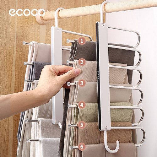 折叠裤架多功能多层魔术无痕裤夹