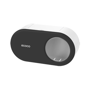 ecoco保鲜膜套收纳盒壁挂免打孔食品级一次性保鲜袋套罩收纳神器