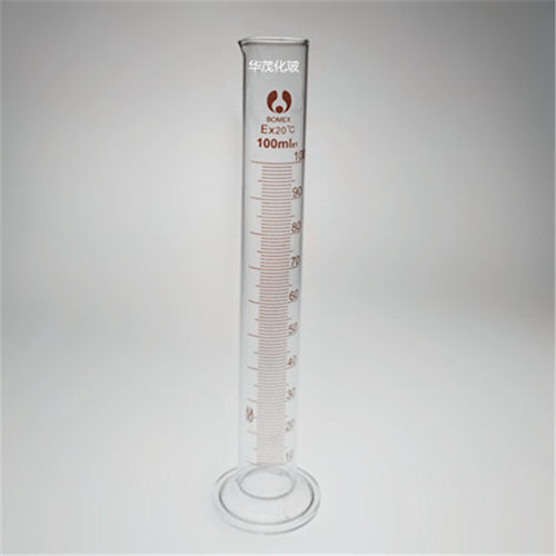 实验室透明玻璃具刻度5ml量筒10 25 50 100 250  500 1000 2000ml