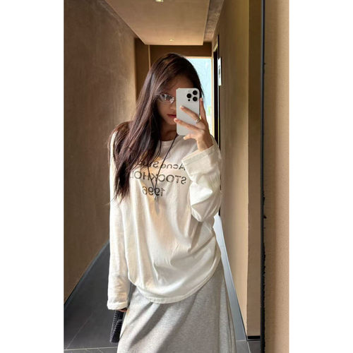 长袖软软经典版型百搭上衣女打底