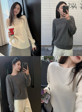 “柔雾绒感”拉绒打底 宽松版型AFM定制打底衫女内搭上衣毛衣内搭