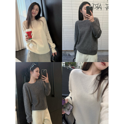 “柔雾绒感”拉绒打底宽松版型