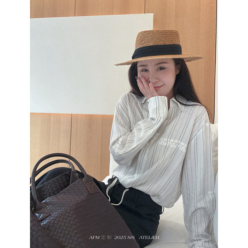 【简约组】亚麻衬衫无袖长袖版本
