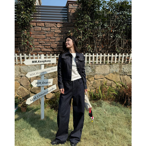 阿姆斯特丹原色牛仔外套牛仔裤