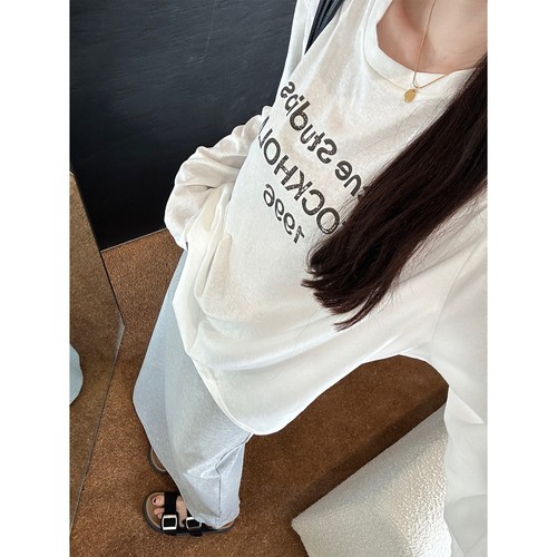 长袖软软经典版型百搭上衣女打底