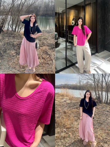 夏季显白显瘦凉感宽松短袖T恤