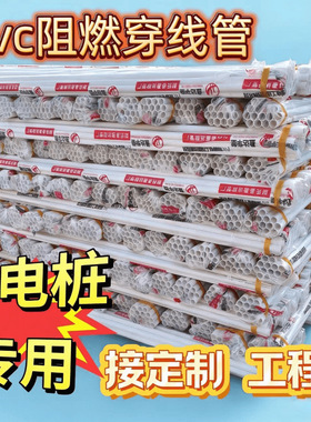 pvc穿线管阻燃电工套管暗装线管充电桩线管