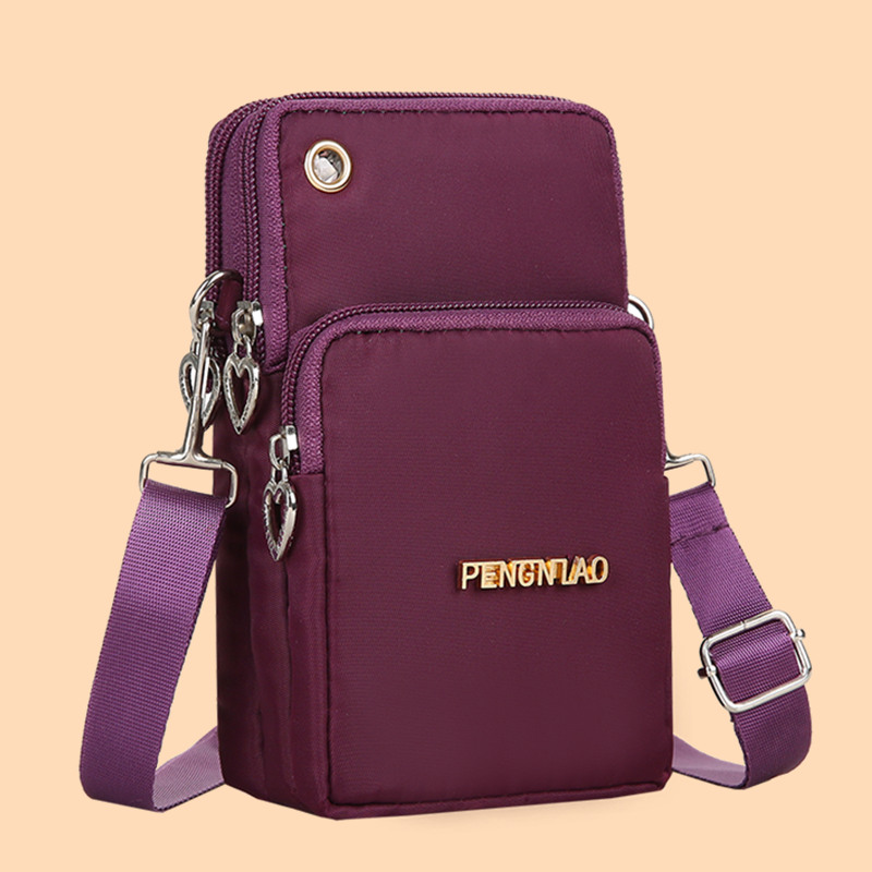 休闲便捷男女通用手拿斜挎手机包