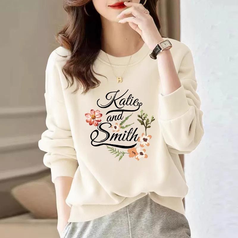 山东即墨高端纯棉杏色卫衣