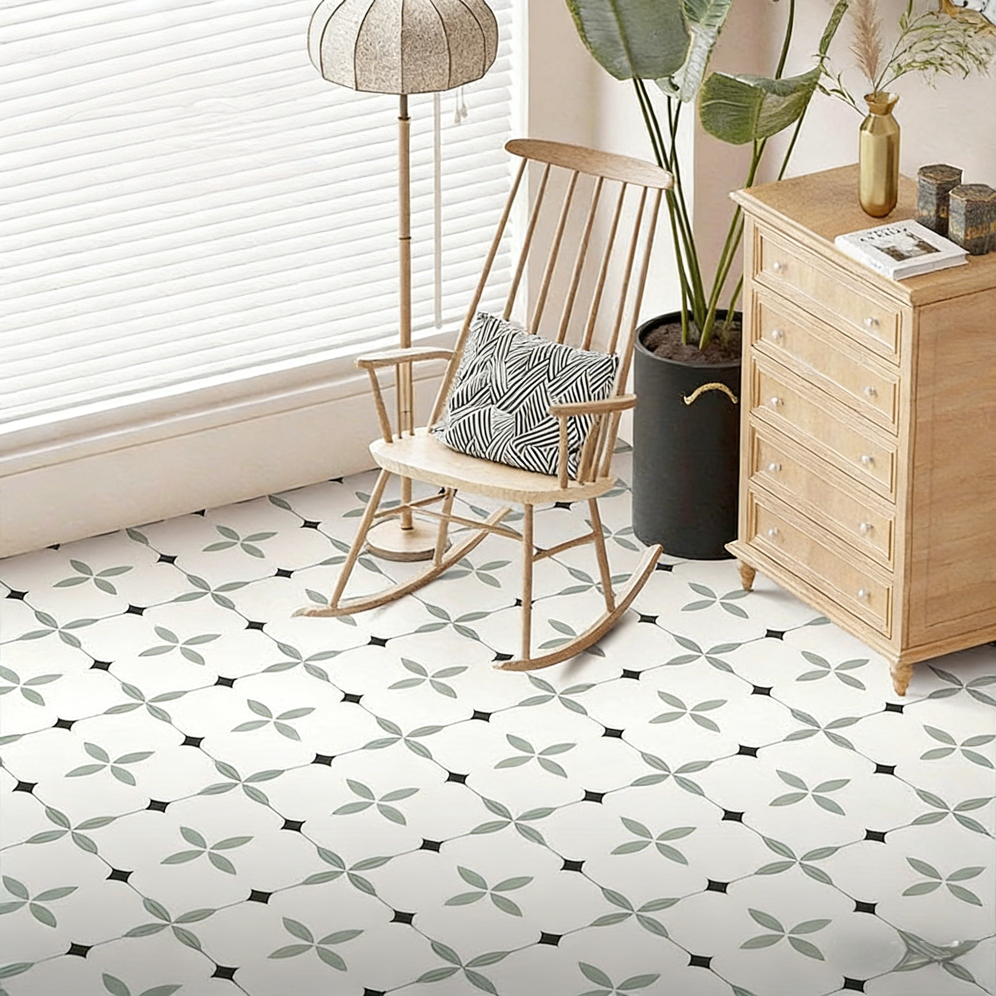 卫生间浴室地板贴防水自粘防滑加厚清新简约风厨房翻新贴纸,家居饰品,地贴,淘宝优惠券,粉丝福利购,淘宝优惠卷