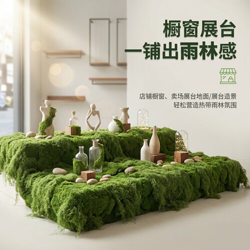 仿真苔藓微景观盆栽摆件