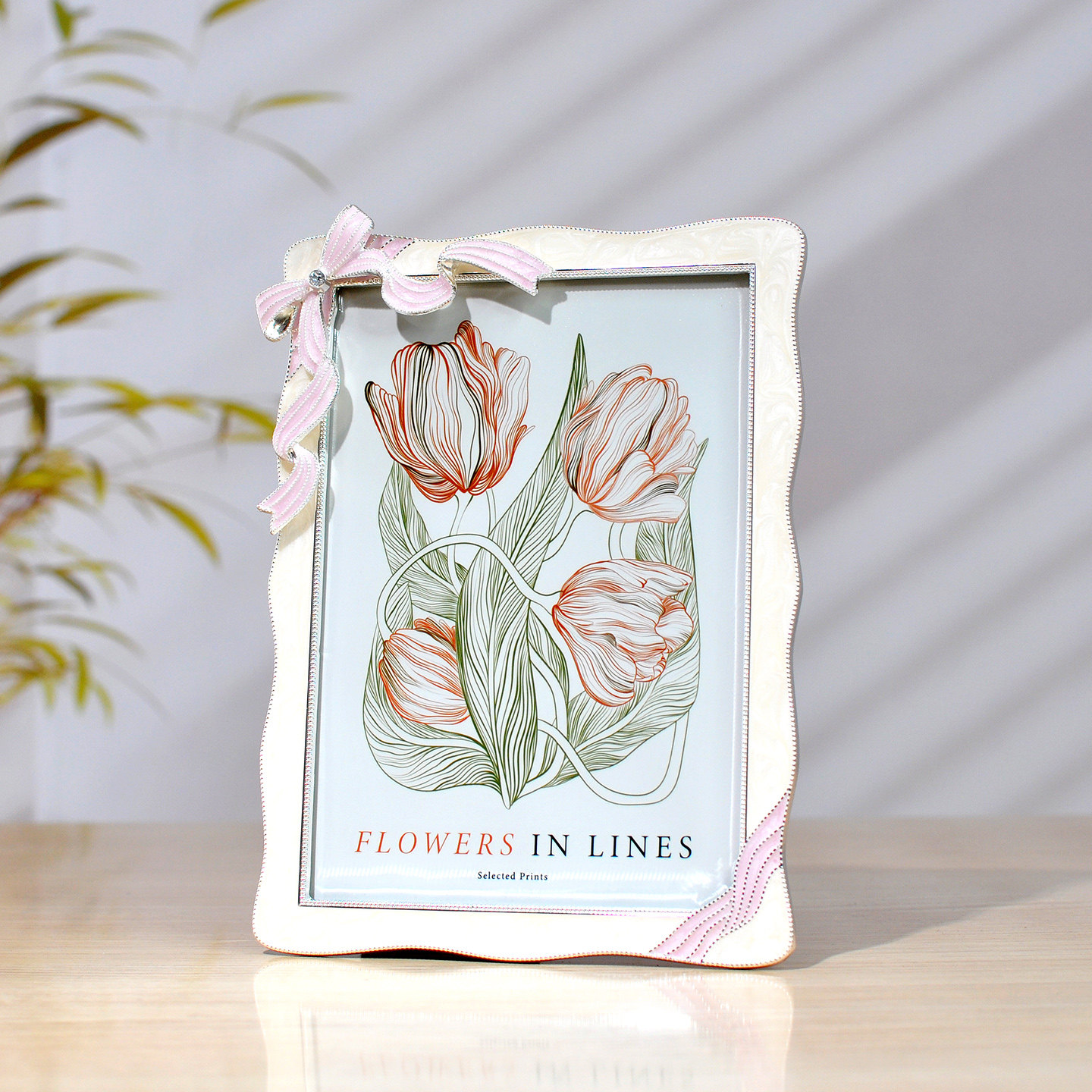 轻奢日式相框创意简约金属5 6 7寸婚纱证件照片打印定制摆台礼物