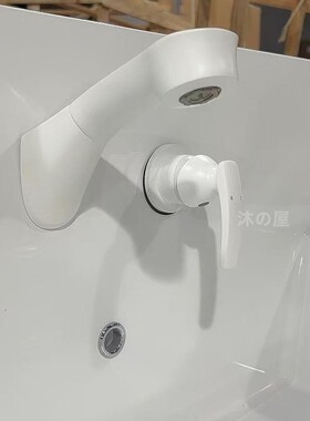 高背盆龙头日式高背龙头洗头白色日式款洗漱台龙头
