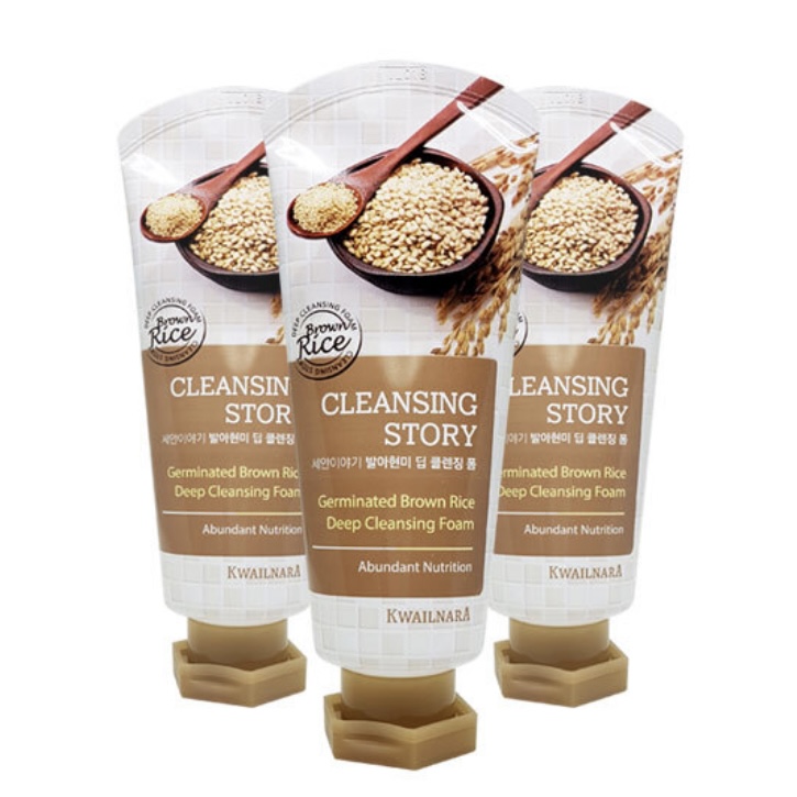 韩国进口 现货即发 Cleansing Story玄米洗面奶120g 正品