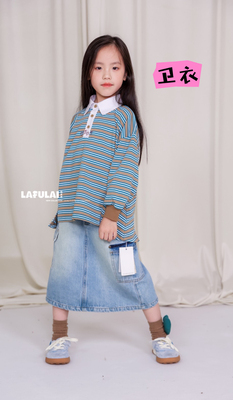 新 啦fu莱 春 百百棉休闲T加半裙 1217 9909