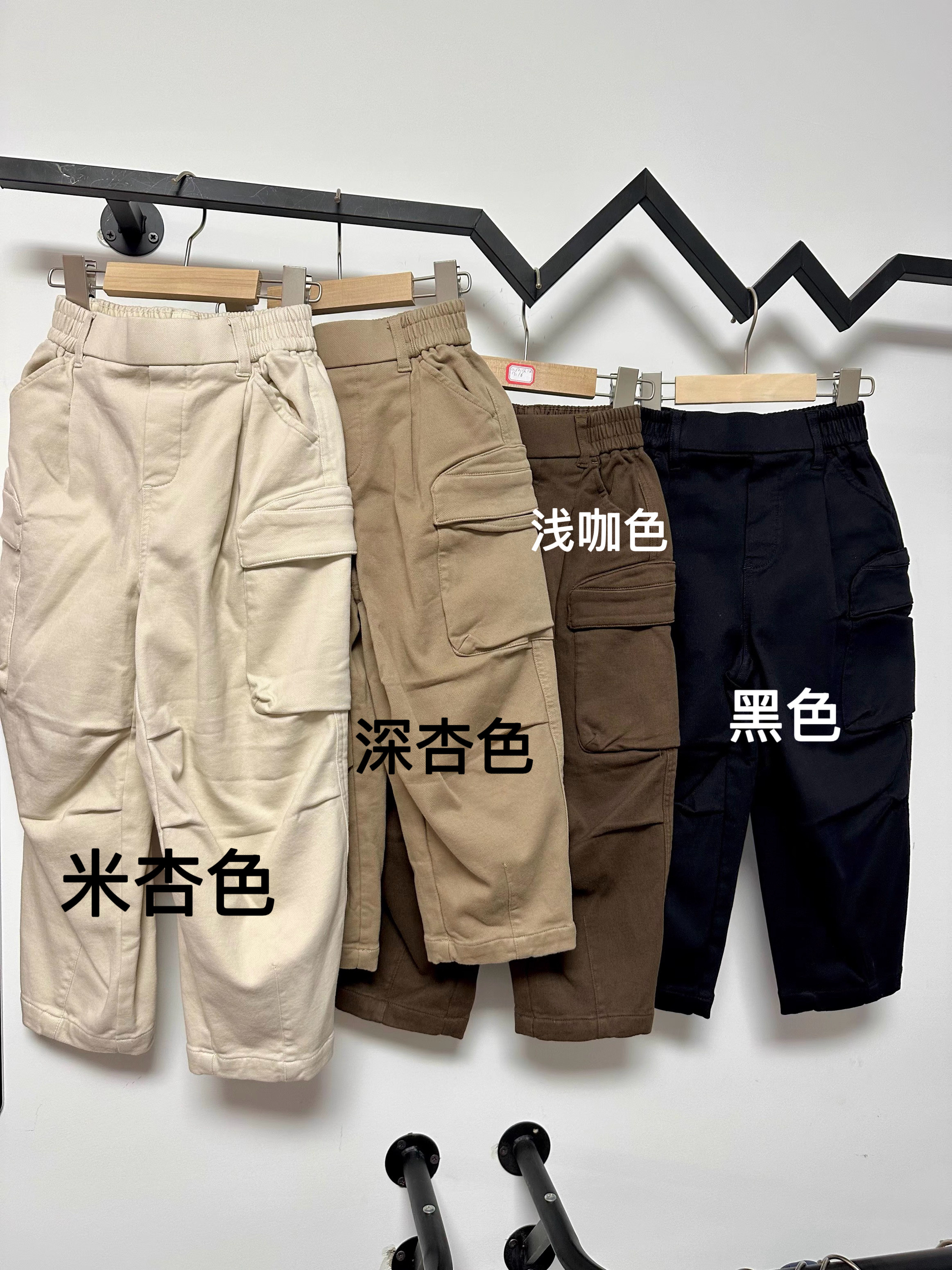 【清】越Ye 加薄绒工装长裤 ， 41597,童装/婴儿装/亲子装,裤子,淘宝优惠券,粉丝福利购,淘宝优惠卷