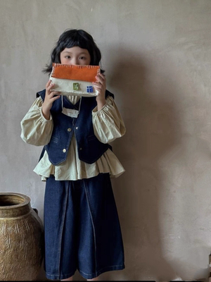 新款，欧bao女宝牛仔裤，阔腿裤，七分裤，63006