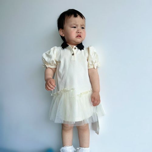 0607高端童装大品家小九，女宝连衣裙，polo裙，网眼棉