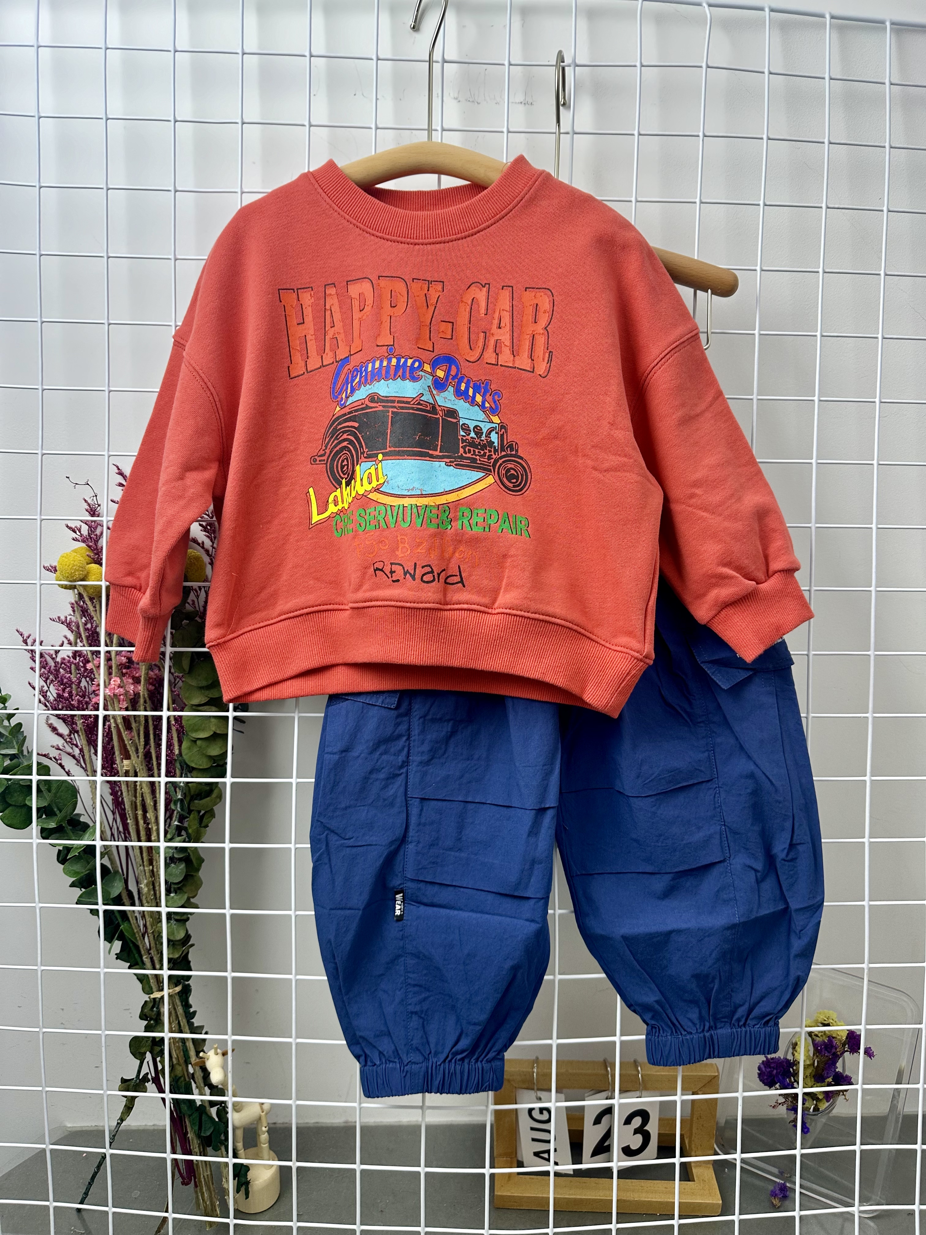 新 啦fu莱 百百棉卫衣休闲裤套装,童装/婴儿装/亲子装,儿童运动套装,淘宝优惠券,粉丝福利购,淘宝优惠卷