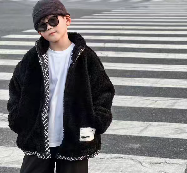 D品剪吊牌么家男宝双面穿羊羔毛外套，码数足，1187,童装/婴儿装/亲子装,普通外套,淘宝优惠券,粉丝福利购,淘宝优惠卷