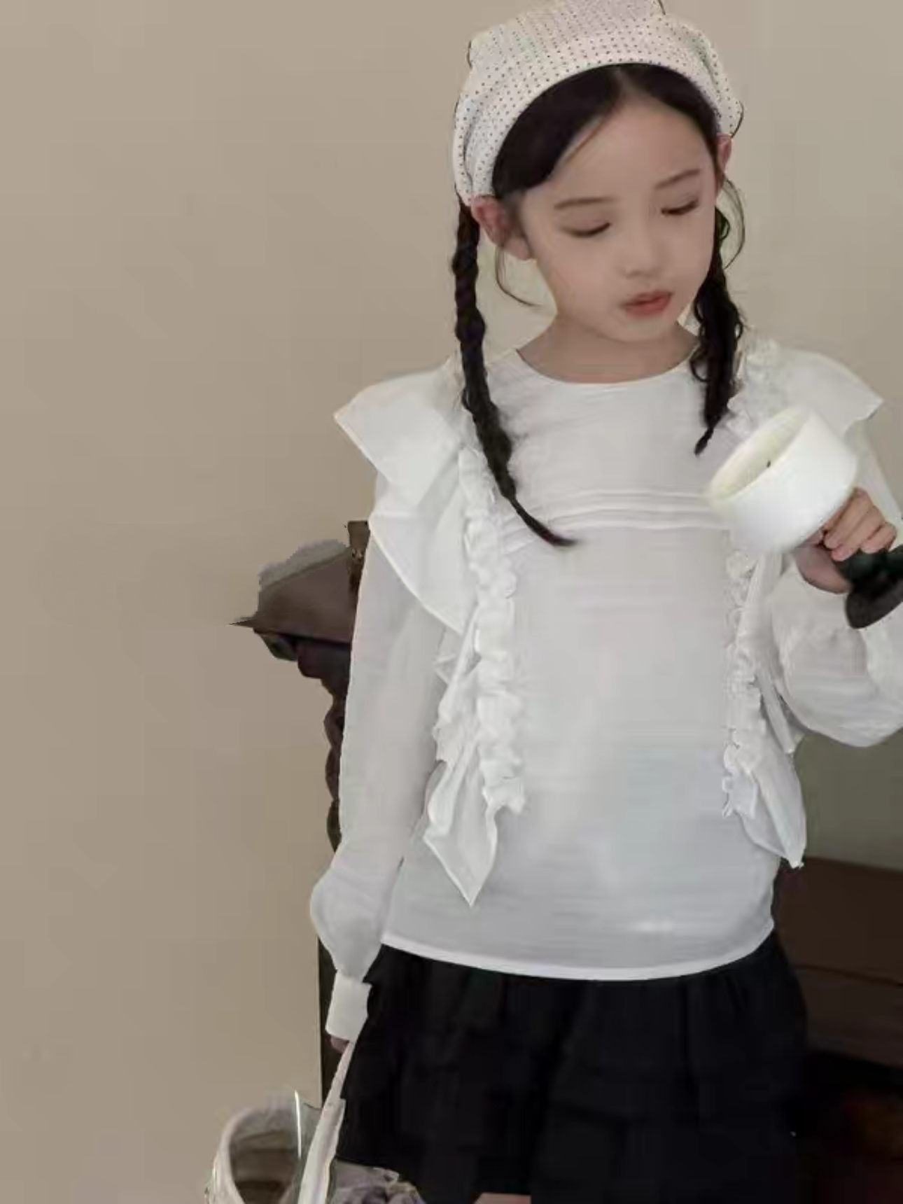 新款 欧bao女宝白色小衫，娃娃衫上衣，67424,童装/婴儿装/亲子装,T恤,淘宝优惠券,粉丝福利购,淘宝优惠卷