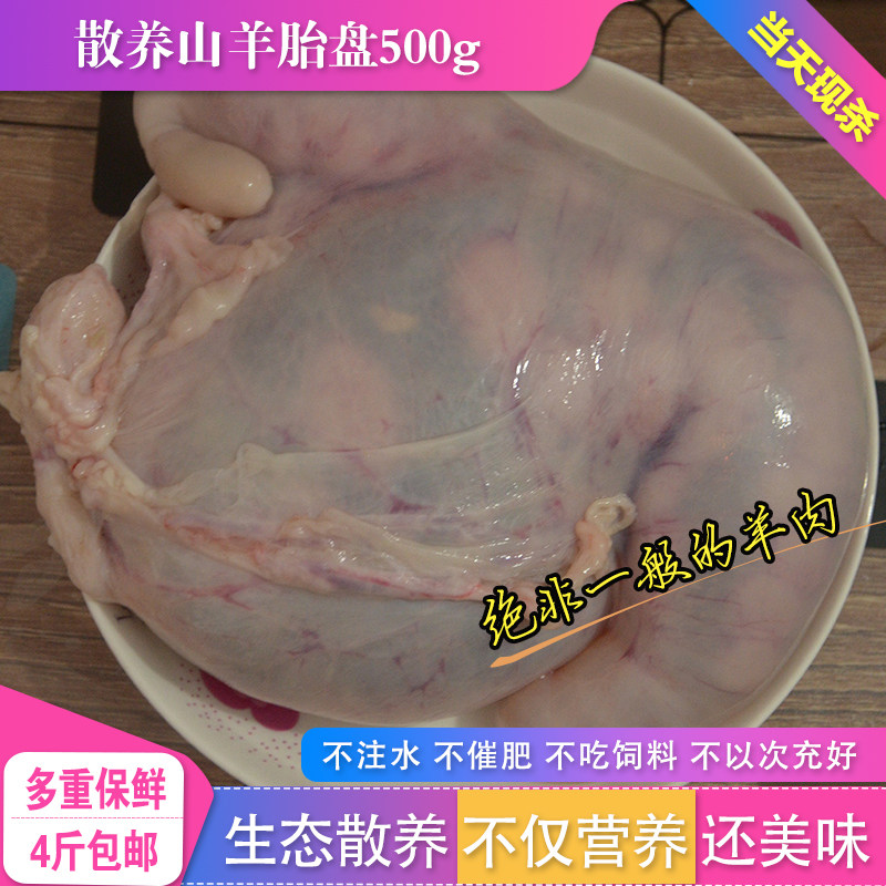 新鲜山羊胎盘营养美味顺丰包邮