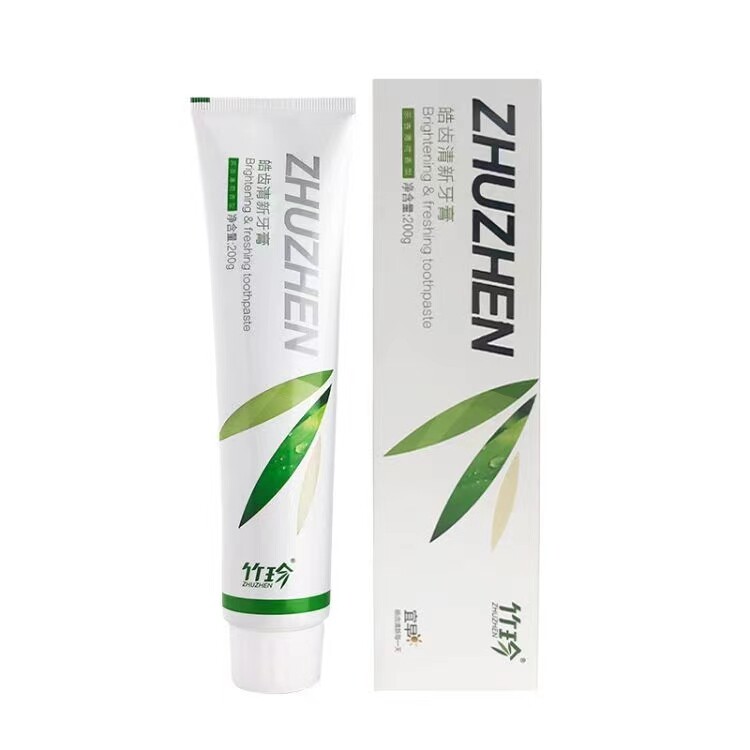 薄荷香型美白去口臭早晚200g牙膏图片
