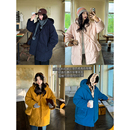 国标90白鹅绒纯棉法式 连帽设计肌理感轻盈休闲羽绒服送包安妮森林