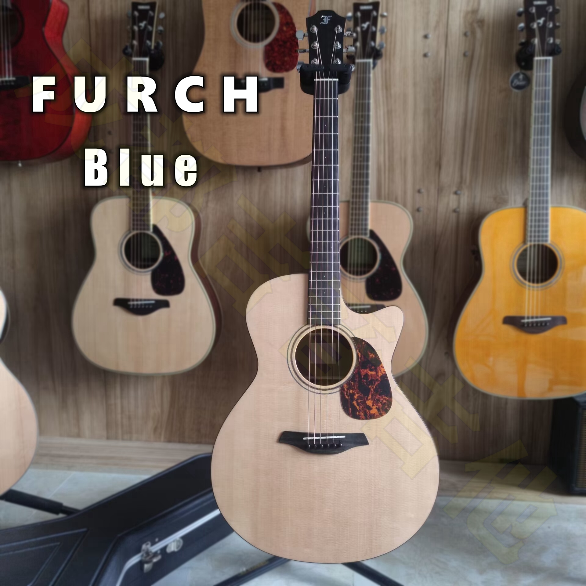 捷克手工全单吉他Furch Blue云杉胡桃木全单吉他