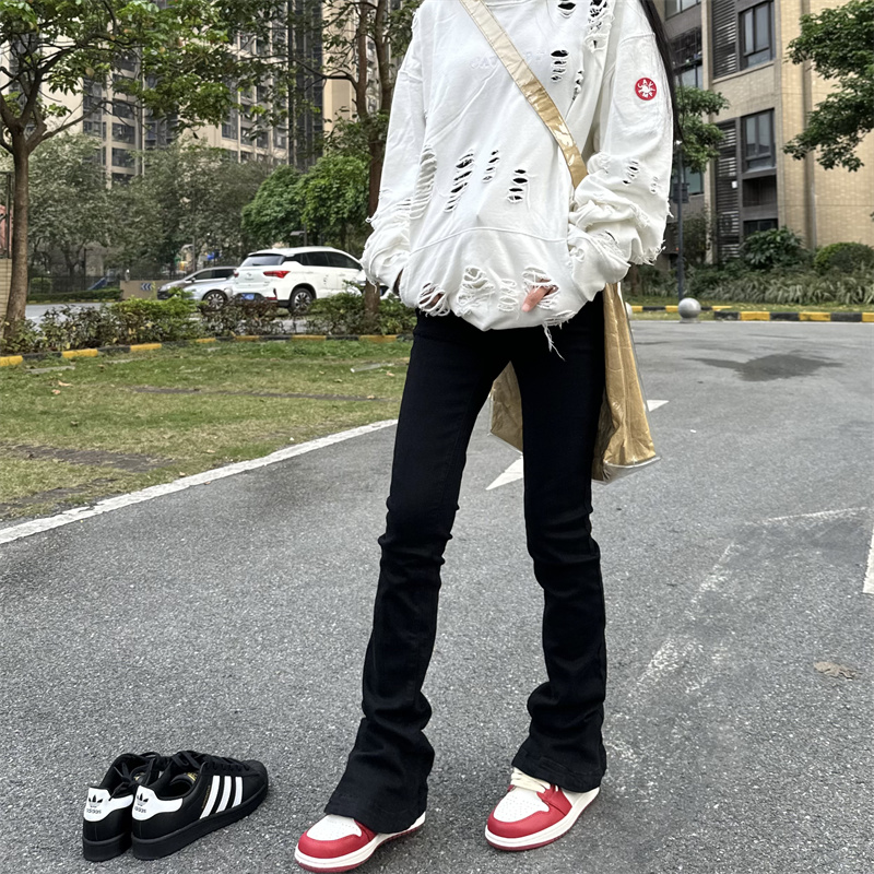 长裤显瘦显瘦牛仔裤显高