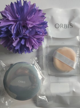 日本正品ORBIS奥蜜思动感抗阳粉饼（透明妆感）粉盒粉芯2027年9月