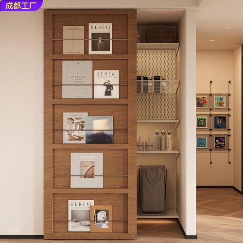 谷仓门杂志移门衣帽间无轨推拉门