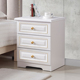 实木轻奢简约小柜子床头柜卧室收纳大空间经济型现代北欧白色整装