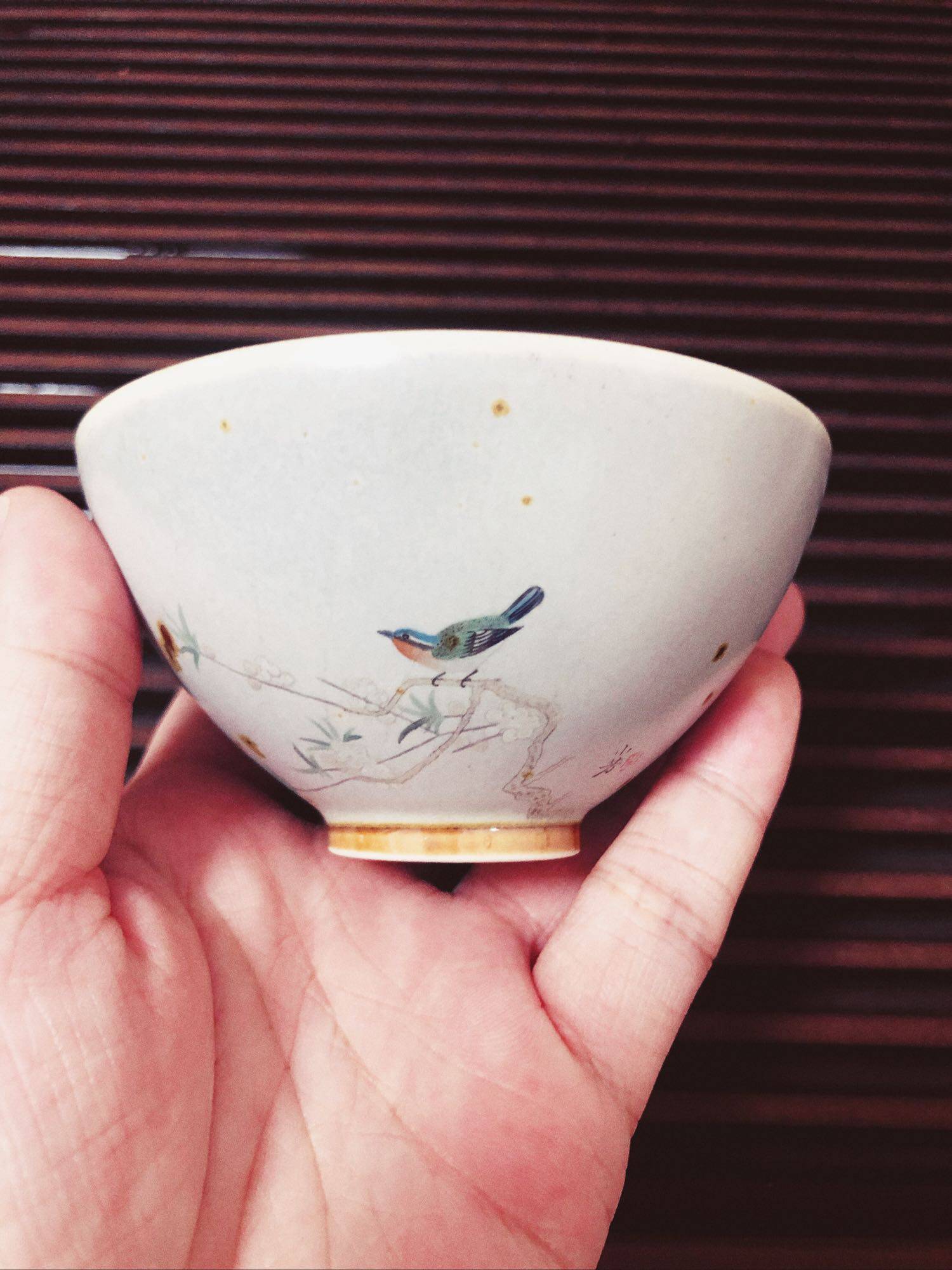 等于茶杯茶壶茶盏茶盘堂尉小芳手绘柴烧主人陶瓷品茗杯 新款包邮