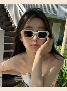 复古y2k欧美风GM墨镜太阳镜女潮2024新款韩版方圆脸高级感显脸小