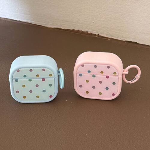 韩系ins鎏金彩色波点Airpods4/3耳机保护壳套2pro3二三代新款适用苹果无线蓝牙硅胶软壳个性创意高级感外壳