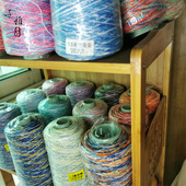 1.0MM星空段染手搓棉线手工编织线藏式 暴力能懒懒兔500克870米