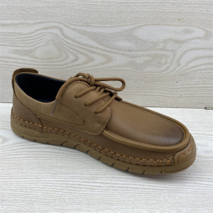 皮鞋 断码 圆头系带深口低帮软皮英伦百搭简约牛皮男士 真皮男鞋 特价