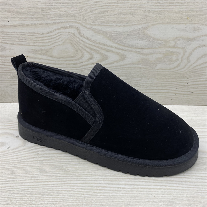 加厚保暖乐福鞋一脚蹬舒适男棉鞋
