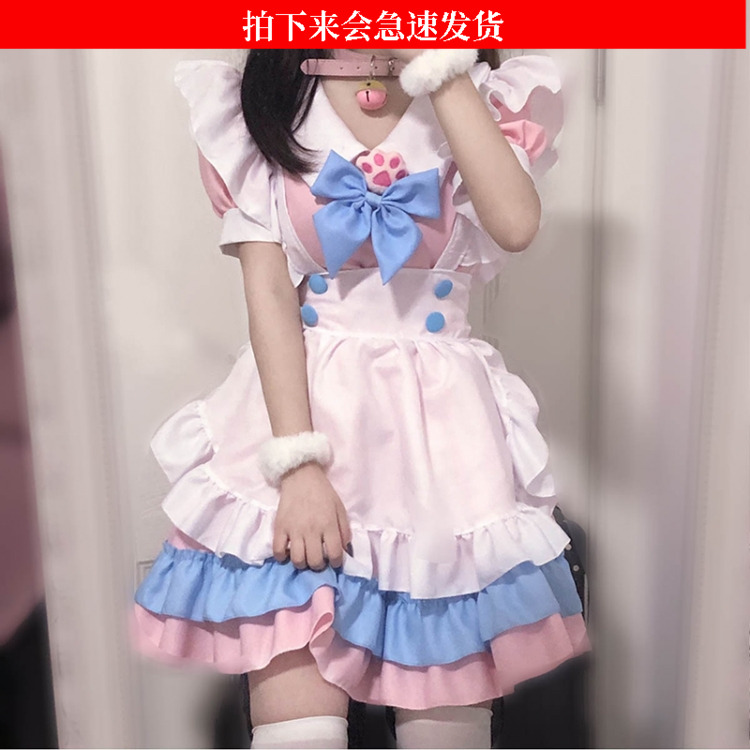 cos女仆装洛丽塔风格衣服连衣裙